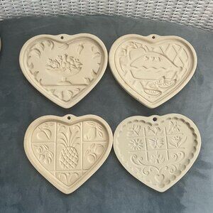 Pampered Chef Stoneware Molds Set of 4